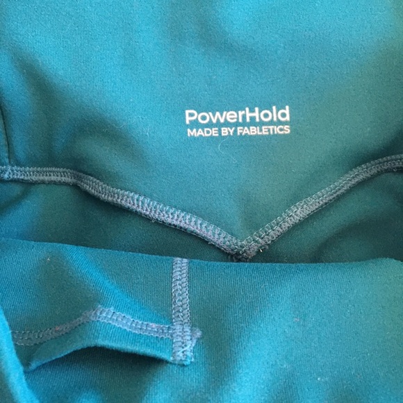 FABLETICS Power Hold Teal Leggings - Picture 3 of 5